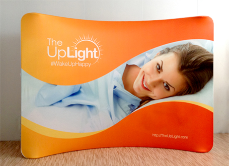 弧形展架快幕秀,熱轉印,數碼印花 弧形展架快幕秀,熱轉印,數碼印花